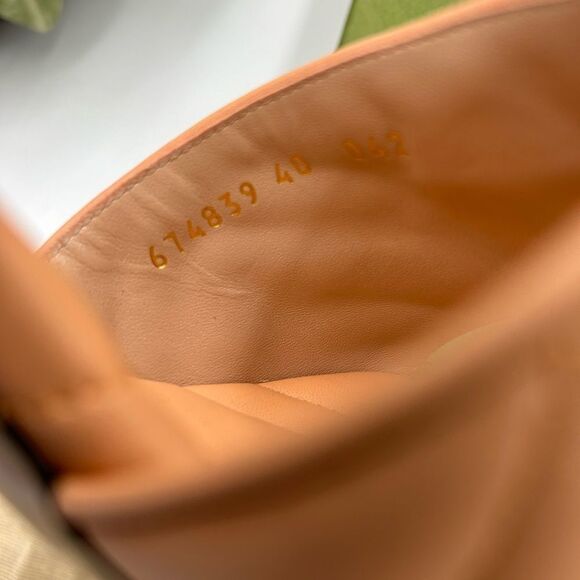 Women’s Gucci, GG Marmont, leather mules size 40 made in Italy - Picture 7 of 11